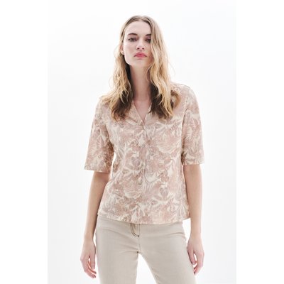 T-shirt droit en lin TEVELINA CAROLL