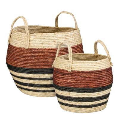 Ensemble de paniers de rangement  Brun MICA DECORATIONS