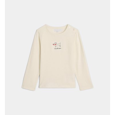 T-shirt Afliri Droit Manches Longues En Coton CADET ROUSSELLE