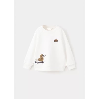 Sweat oversize inscription relief MANGO BABY