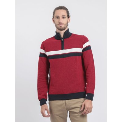 Pull Col Montant Zippé Pur Coton Lodjeff RITCHIE