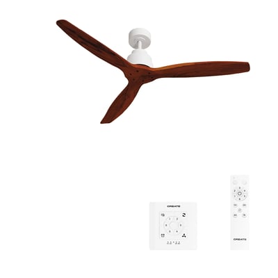 Ventilateur de plafond avec pales en ABS technique sans lumière avec contrôleur mural WIND STYLANCE CREATE