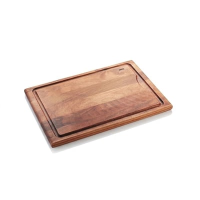 Planche à découper ENNO - Moyenne avec rainure à jus - Bois de Noyer GEFU