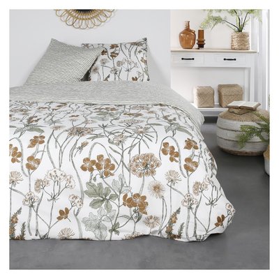 Parure de lit 2 personnes imprimé floral coton SUNSHINE ISMA TODAY