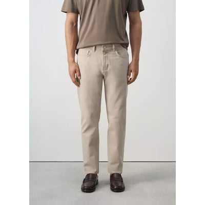 Jean Ben cropped tapered-fit MANGO MAN
