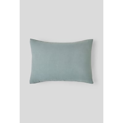 Taie d'oreiller rectangulaire, 50x70 cm, 100% coton bio, OEKOTEX MONOPRIX