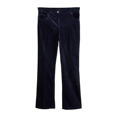 Pantalon bootcut en velours côtelé avec modal NEXT