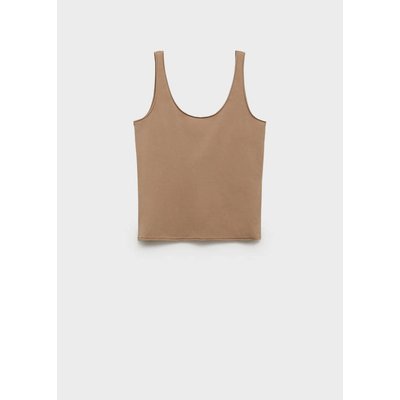 Haut coton col rond MANGO
