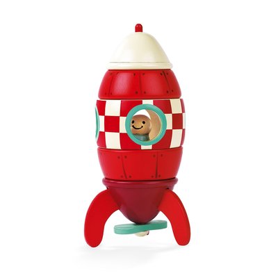 Magnet Kit Fusée : Petit Modèle Rouge J05207 JANOD