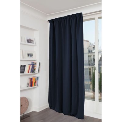 Rideau phonique Velours Galon fronceur Beige MC15 130 x 260 (LxH) MOONDREAM