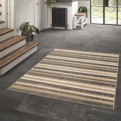 Tapis extérieur tissé kilim rectangle LUMIERE 6 UN AMOUR DE TAPIS
