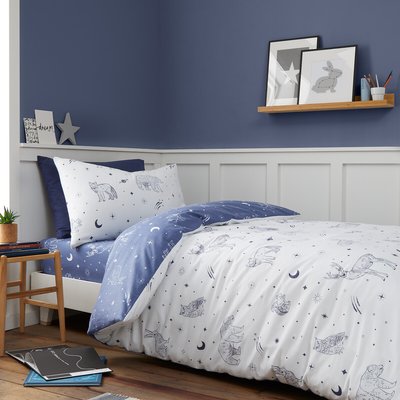 Starlight Animals 100% Brushed Cotton Duvet BIANCA FINE LINENS