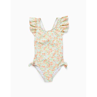 Maillot de Bain Floral avec Volants et Nœuds ZIPPY
