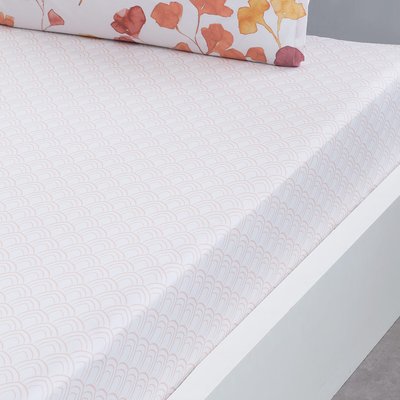 Drap housse en percale de coton bonnet 30 cm EMMA SENSEI MAISON