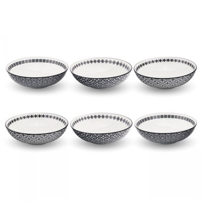 Lot de 6 assiettes creuses, VILLA LES PINS ARD TIME
