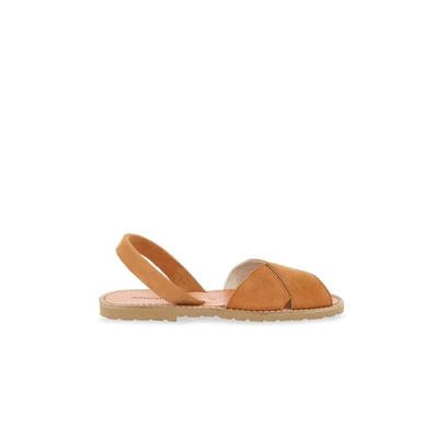 Sandales plates en daim AVARCA CALA MINORQUINES