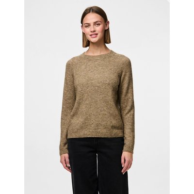 Pull en maille mousseuse, col rond PIECES