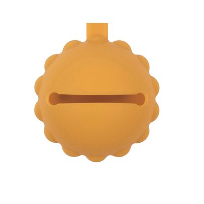 Boite sucette silicone jaune NATTOU