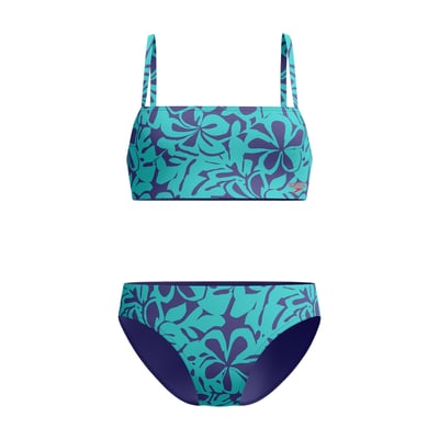 Maillot de bain 2 pièces à bretelles fines ajustables motif/style fleurs SPEEDO
