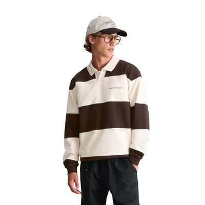 Sweat-shirt polo coupe décontractée avec des rayures  Cut & Sew MARC O’POLO DENIM