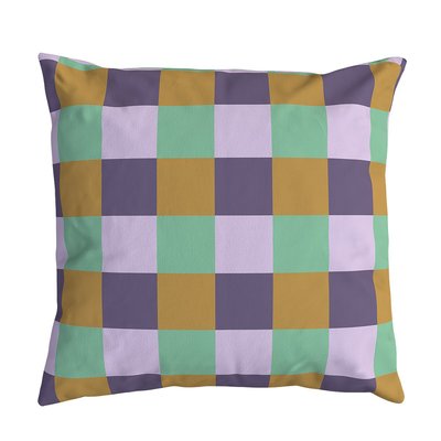 Housse de coussin velours carrée CARO VENT DE BOHÈME