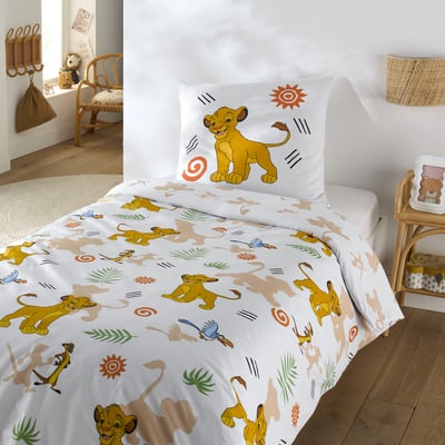 Disney Child's Bed Linen Set in Cotton with Lion King Pampa DISNEY LE ROI LION