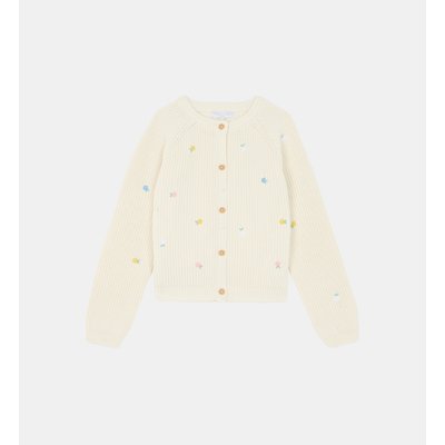 Gilet Abelinda Maille Broderies Coton Bio CADET ROUSSELLE