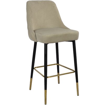 Chaise de bar en velours, Mojo 100 RECOLLECTION