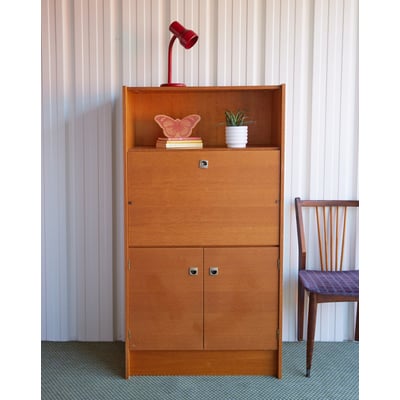 Secrétaire vintage en bois Honoré N°233 - Bon état DEBONGOUT