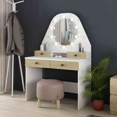 Coiffeuse avec miroir TERRE DE NUIT