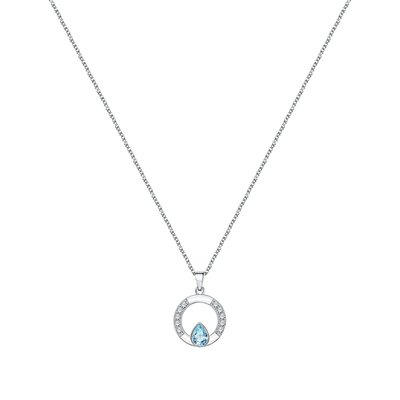 Collier en argent 925 et cristal CLEOR