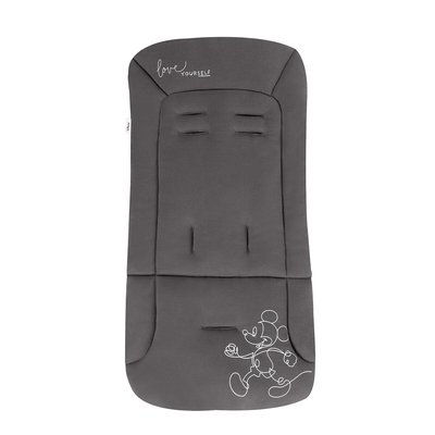 Pushchair Seat Liner in Mickey Mouse Black DISNEY