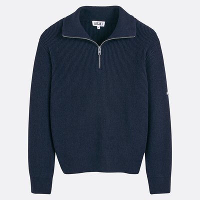 Pull col camionneur demi-zippé AIGLE