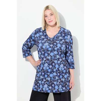 T-shirt long à fleurs ULLA POPKEN