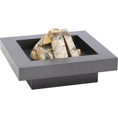 Brasero en acier plateau design 60 cm JARDINDECO
