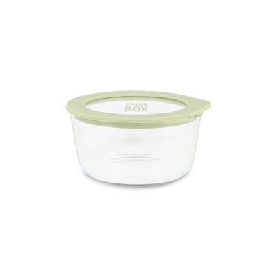 Boite hermétique ronde en verre 470ml, PRESSBOX MENASTYL