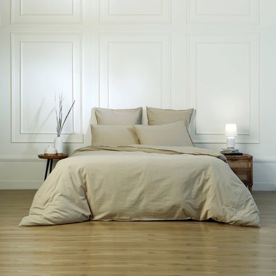 Parure + taies 65x65 coton lavé LUNA FEBRONIE
