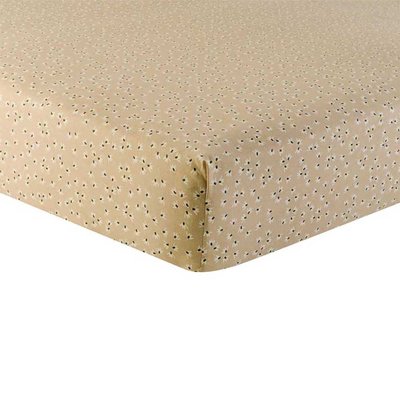 Drap housse imprimé en coton, LÉONIE ORIGIN