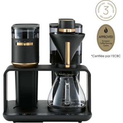Cafetière filtre EPOS avec broyeur intégré Schwarz-Gold MELITTA