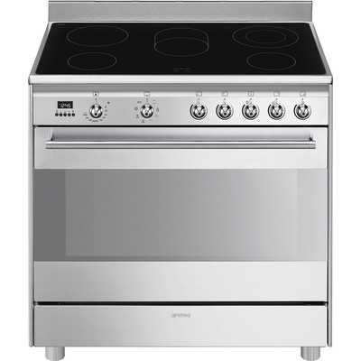 Piano de cuisson vitrocéramique 5 feux 90 cm SMEG