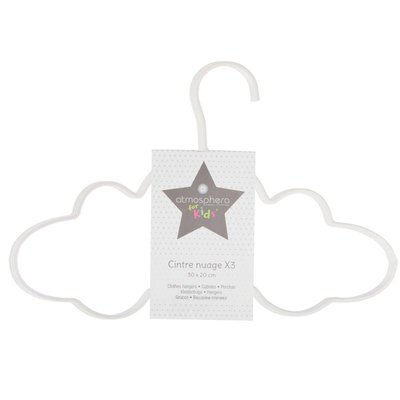 Lot de 3 cintres NUAGE enfant ATMOSPHERA