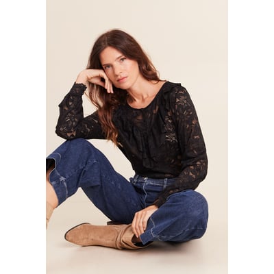 Blouse col rond manches longues BREAL