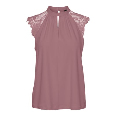 T-shirt manches courtes en dentelle VERO MODA
