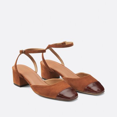 Ballerines slingback en cuir n° 429 RIVECOUR