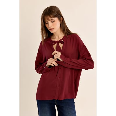 Blouse fluide col lavallière MOLLY BRACKEN