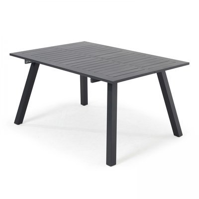 Table de jardin 8 places extensible en aluminium, SAMBA OVIALA
