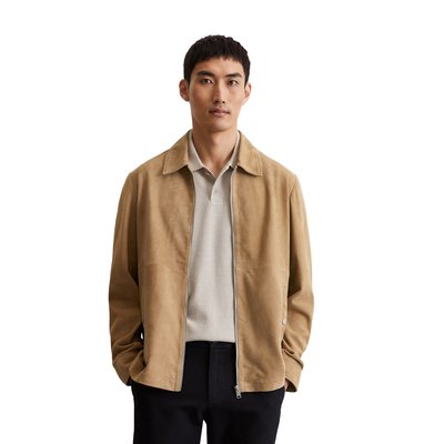 Veste en cuir régulière en cuir de chèvre souple MARC O'POLO
