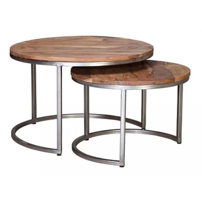 Lot de 2 tables basses DECORATION D’AUTREFOIS