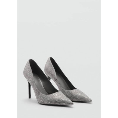Chaussures talon strass MANGO