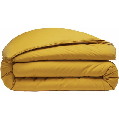 Housse de couette percale de coton lavé unie BATON ROUGE